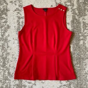 Ann Taylor red blouse